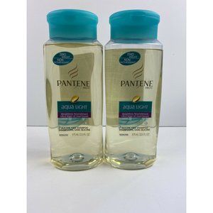 2 X Pantene Pro-V AQUA LIGHT Lightweight Shampoo Silicone Free 675 ml 22.8oz